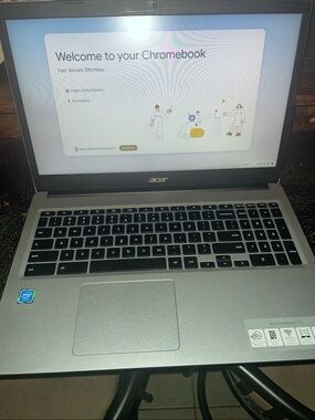 Acer Chromebook 315 Silver and Black Laptop